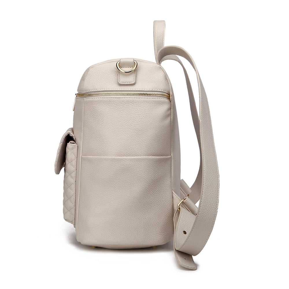 Monaco Diaper Bag | Pearl White From Luli Bebé