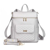 Monaco Diaper Bag | Stone Grey From Luli Bebé