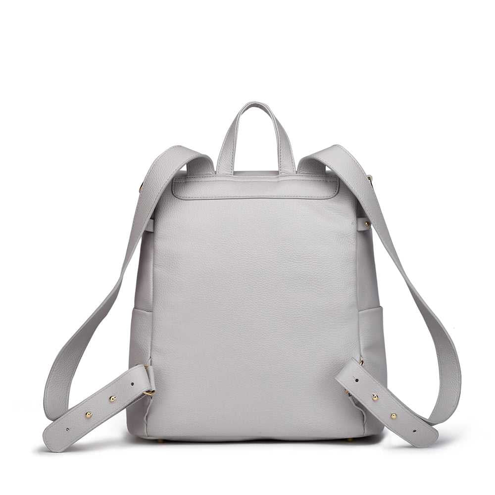 Monaco Diaper Bag | Stone Grey From Luli Bebé