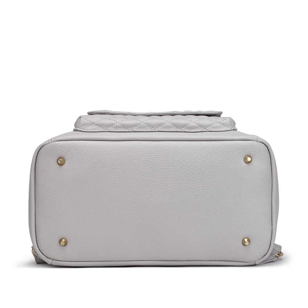 Monaco Diaper Bag | Stone Grey From Luli Bebé