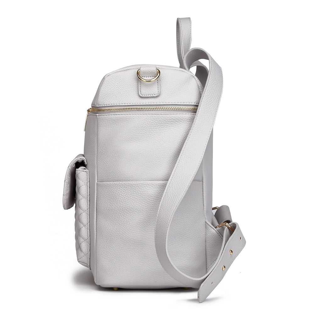 Monaco Diaper Bag | Stone Grey From Luli Bebé