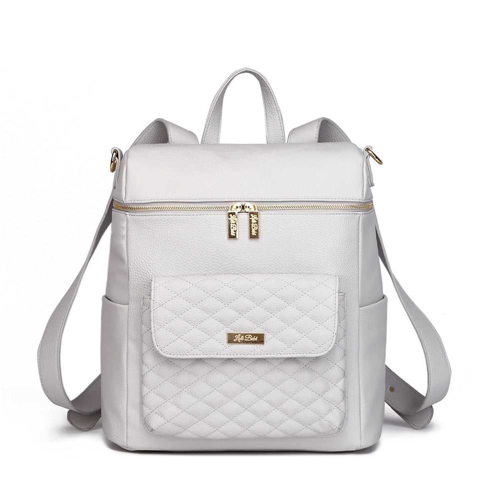 Monaco Diaper Bag | Stone Grey From Luli Bebé