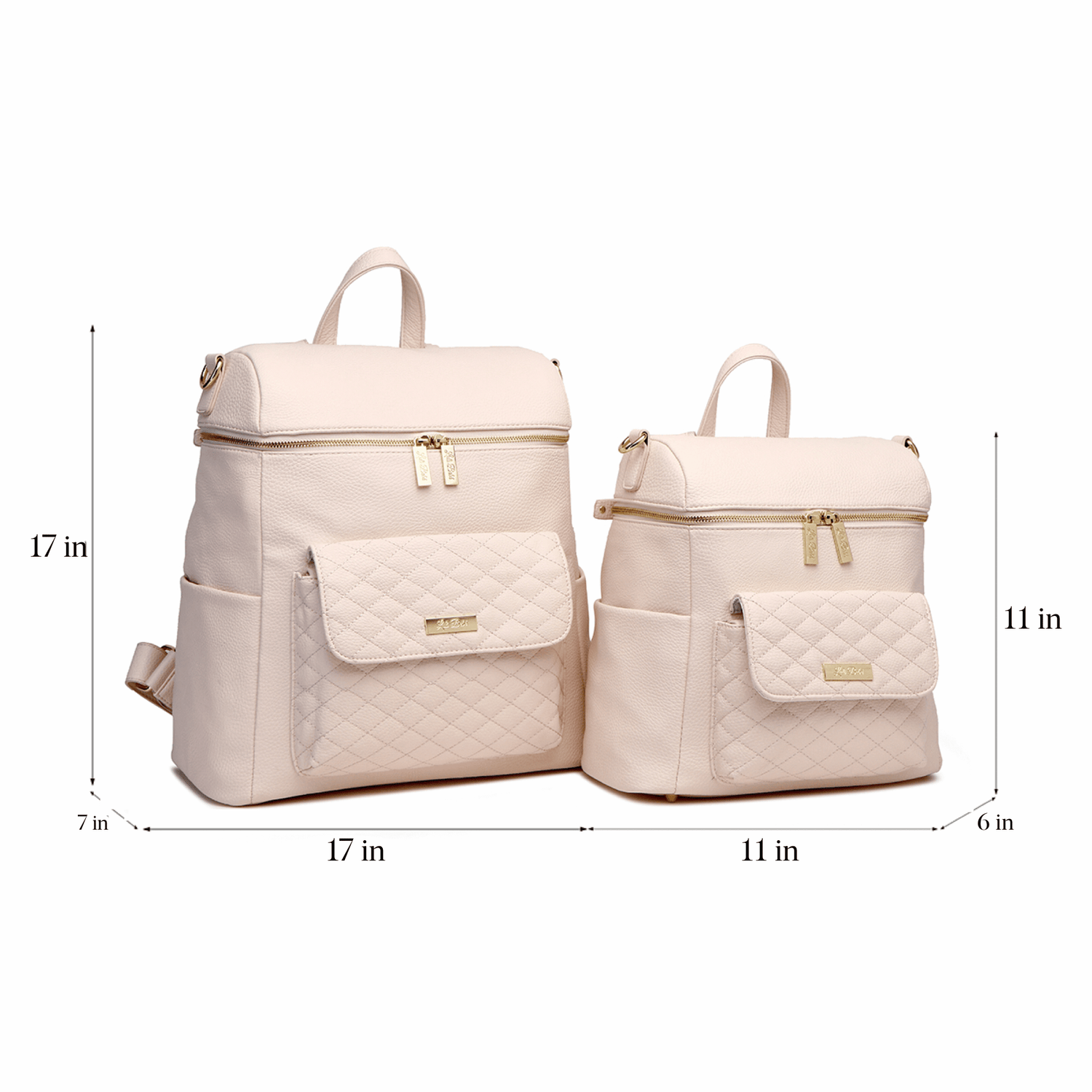 Petit Monaco Diaper Bag | Pastel Pink From Luli Bebé
