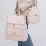 Monaco Diaper Bag | Pastel Pink From Luli Bebé