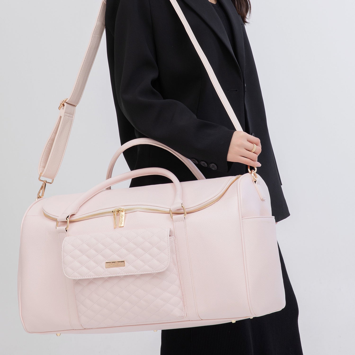 Monaco Travel Bag | Pastel Pink From Luli Bebé