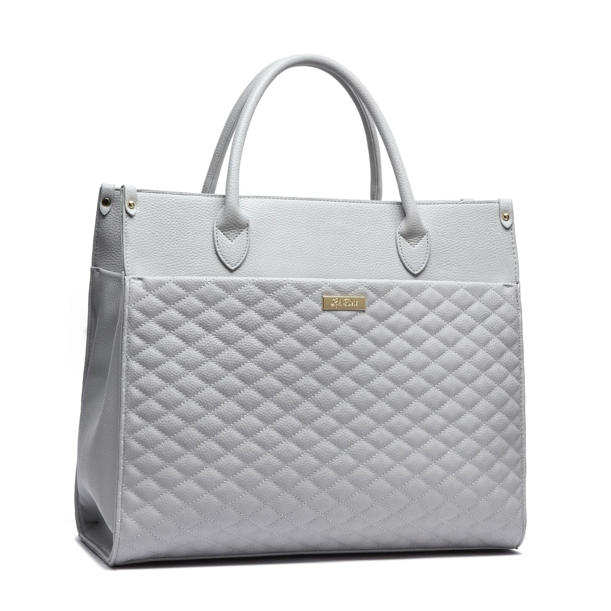 Monaco Tote Bag | Stone Grey From Luli Bebé