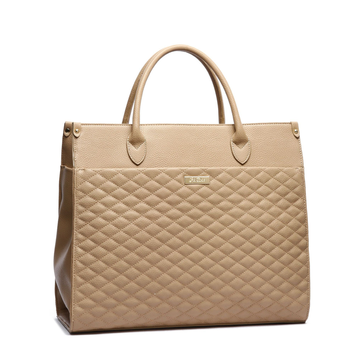 Monaco Tote Bag | Latte Brown From Luli Bebé