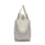 Monaco Tote Bag | Pearl White From Luli Bebé