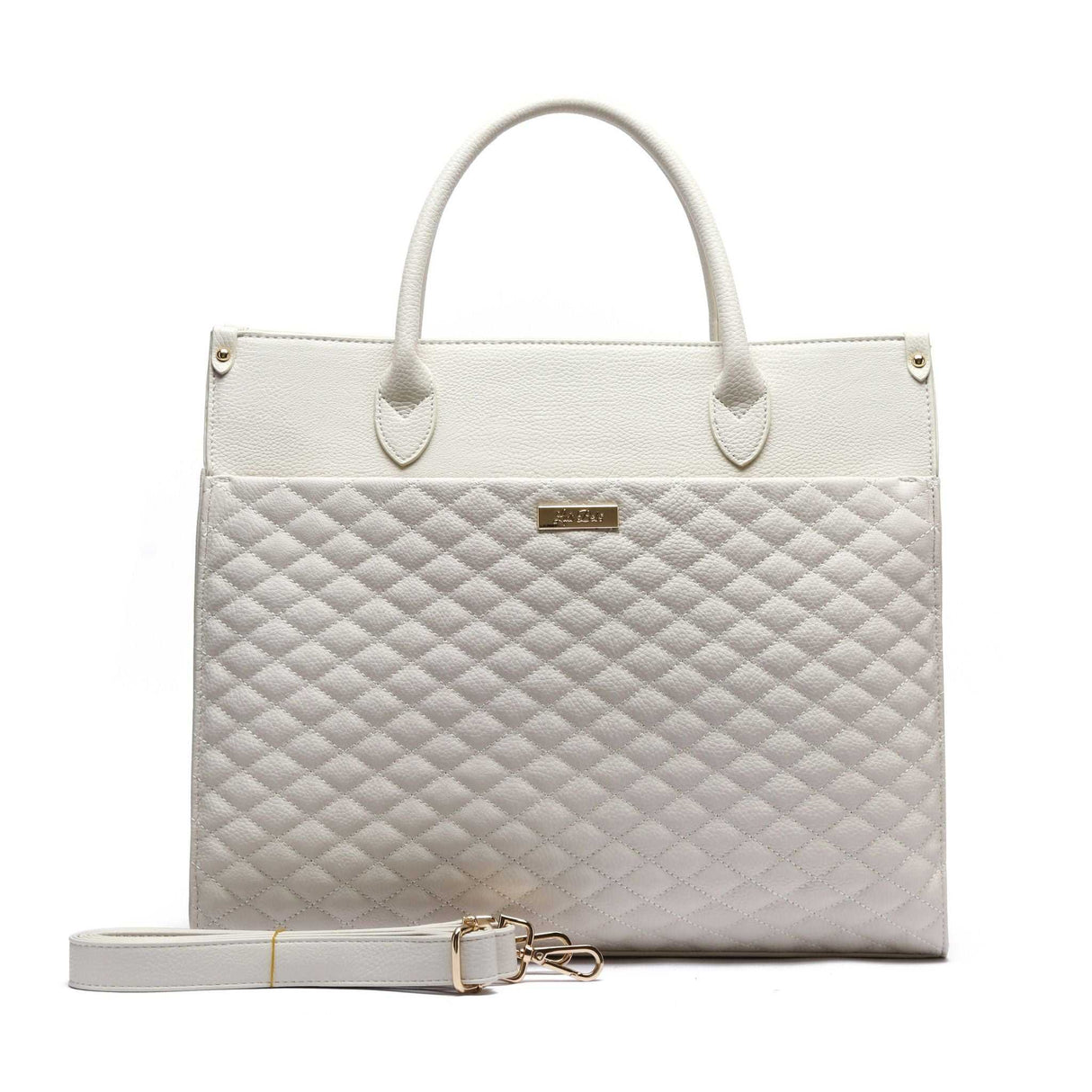 Monaco Tote Bag | Pearl White From Luli Bebé