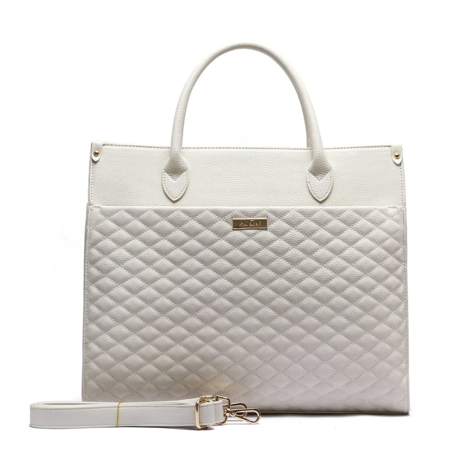 Monaco Tote Bag | Pearl White From Luli Bebé