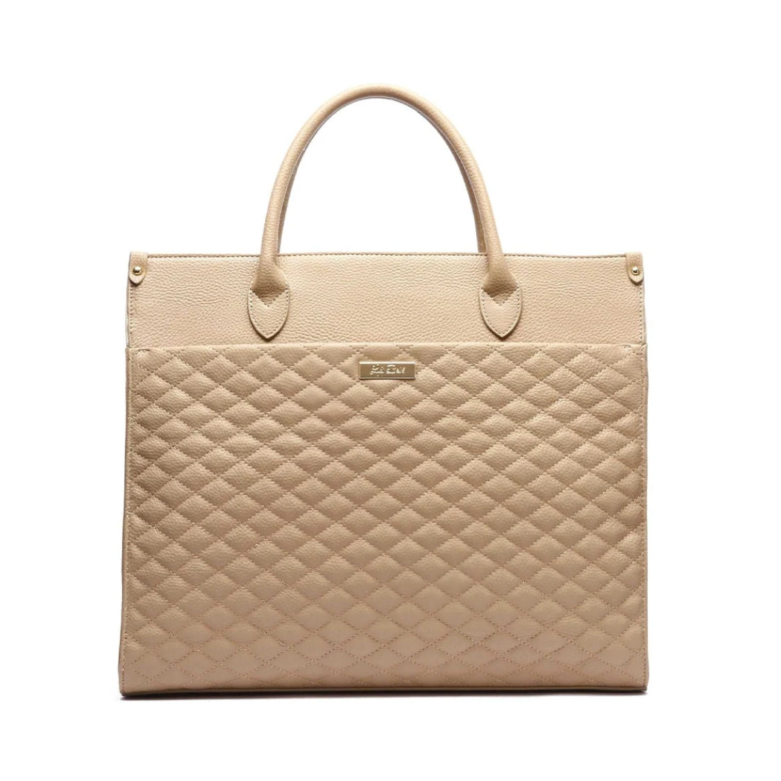 Monaco Tote Bag | Latte Brown From Luli Bebé