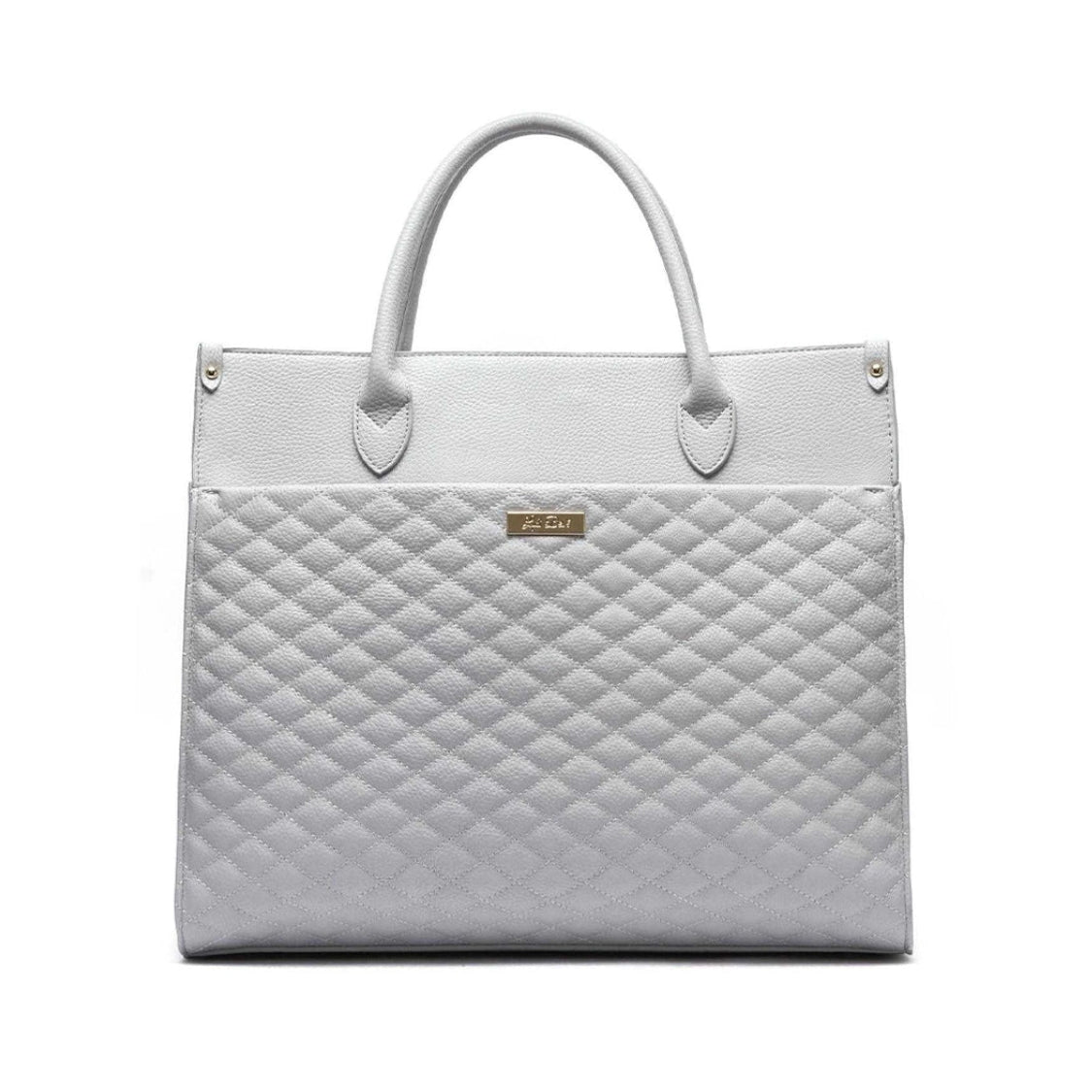 Monaco Tote Bag | Stone Grey From Luli Bebé
