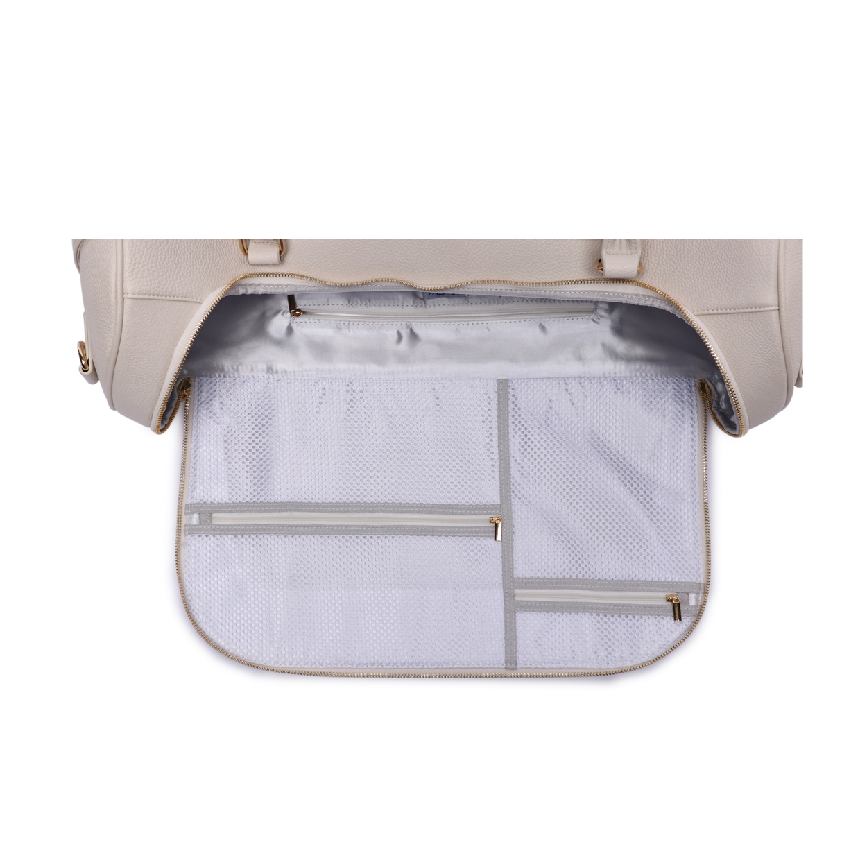 Monaco Travel Bag | Pearl White From Luli Bebé