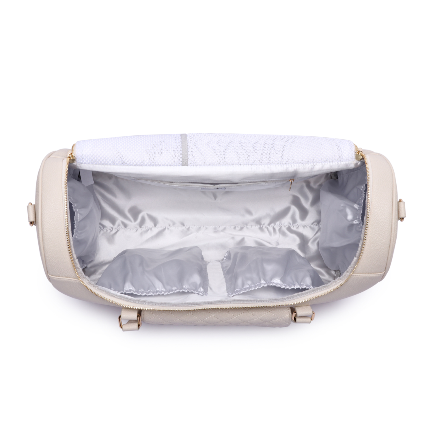 Monaco Travel Bag | Pearl White From Luli Bebé