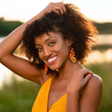 Monarch Butterfly Hoops from LE CHIC MIAMI