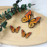Monarch Butterfly Hoops from LE CHIC MIAMI