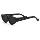 Kat x Money Moves - Black Cateye Sunglasses from TopFoxx