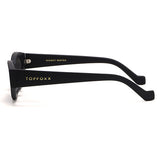 Kat x Money Moves - Black Cateye Sunglasses from TopFoxx