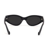 Kat x Money Moves - Black Cateye Sunglasses from TopFoxx