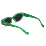 Kat x Money Moves - Green Cateye Sunglasses from TopFoxx