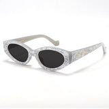 Kat x Money Moves - Silver Cateye Sunglasses from TopFoxx