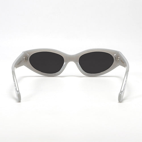 Kat x Money Moves - Silver Cateye Sunglasses from TopFoxx