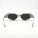 Kat x Money Moves - Silver Cateye Sunglasses from TopFoxx