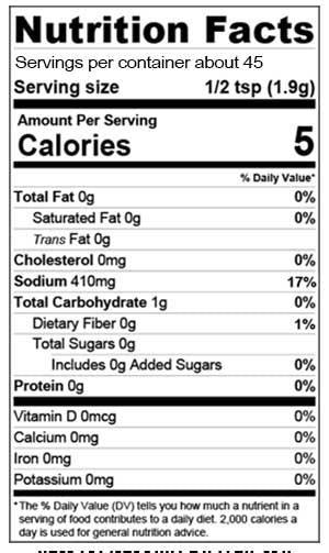 Stello Foods Spices - Montreal Burger and Steak Rub 3.0 oz from Stello Foods