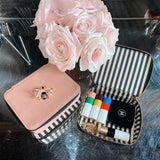Cosmetics/Trinket Box, Pink/Blush From Bag-all