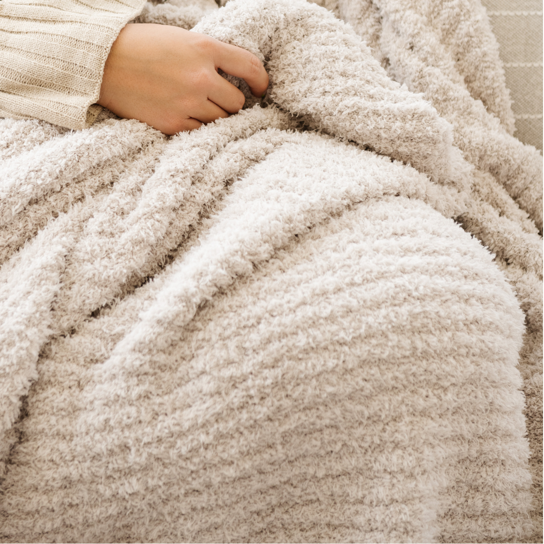 RIBBED BAMBONI® THROW BLANKETS From Saranoni
