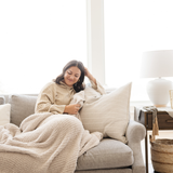 RIBBED BAMBONI® THROW BLANKETS From Saranoni