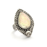 Moonlight Ring | Rainbow Quartz Crystal from Hiouchi Jewels