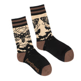 Death's Head Hawkmoth Crew Socks from FootClothes