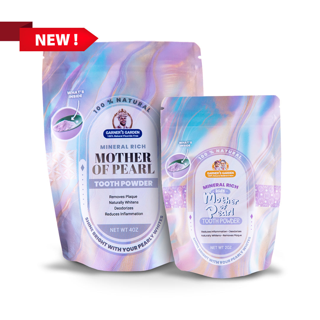 Mother of Pearl Tooth Powder | Fluoride Free | 100% Natural from Garner's Garden