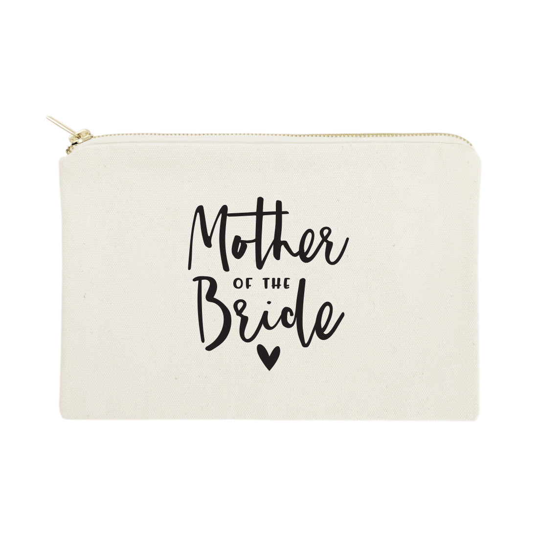 Mother of the Bride Cotton Canvas Cosmetic Bag from The Cotton & Canvas Co.