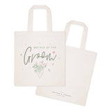 Floral Mother of the Groom Wedding Cotton Canvas Tote Bag from The Cotton & Canvas Co.