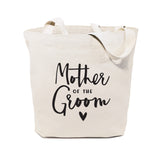 Mother of the Groom Wedding Cotton Canvas Tote Bag from The Cotton & Canvas Co.