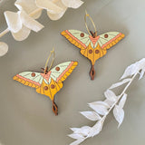 70s Moth Hoops from LE CHIC MIAMI