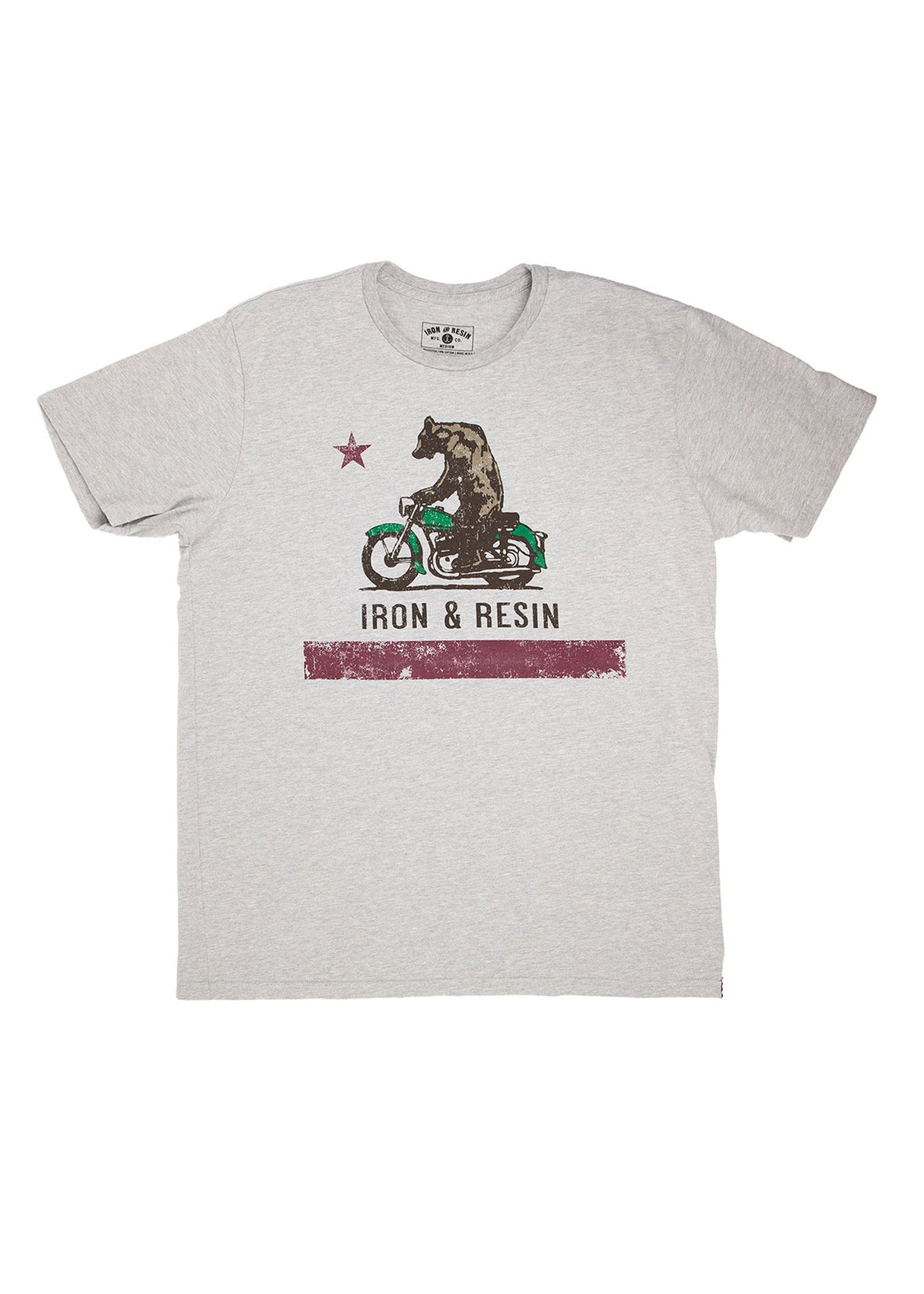 Moto Bear Tee from Iron & Resin