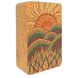 Mountain Magic Cork Yoga Block from Yoloha Yoga
