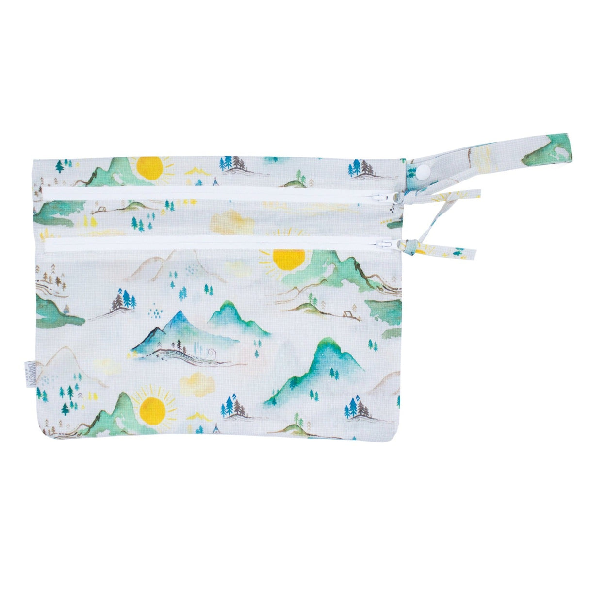 Mountain Mist - Waterproof Wet Bag (For mealtime, on-the-go, and more!) from BapronBaby