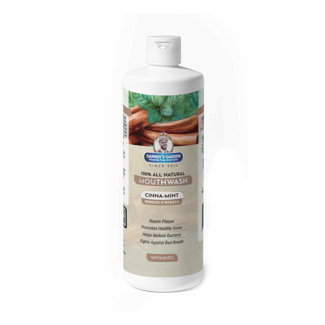 Natural Mouthwash | H2O2 | Antibacterial Fluoride-Free from Garner's Garden