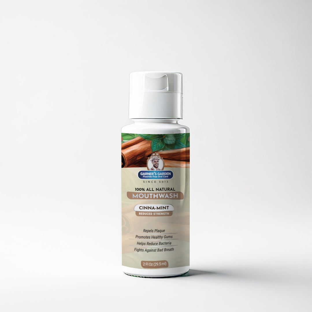 Travel Sized - Natural Mouthwash | H2O2 | Fluoride Free from Garner's Garden