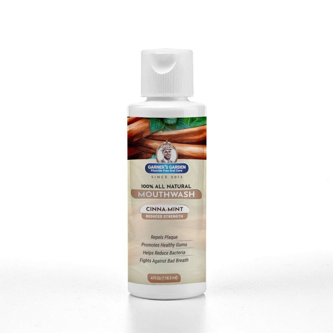 Travel Sized - Natural Mouthwash | H2O2 | Fluoride Free from Garner's Garden