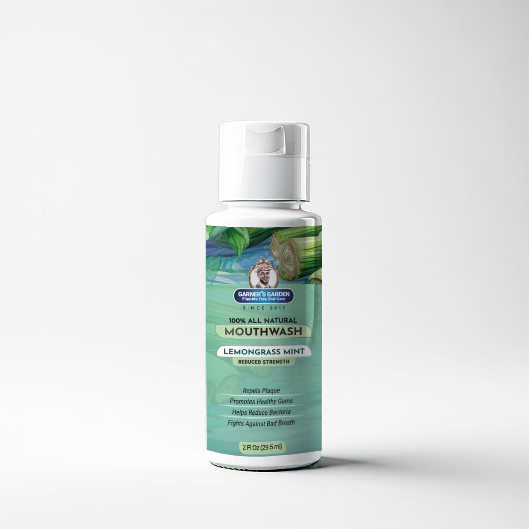 Travel Sized - Natural Mouthwash | H2O2 | Fluoride Free from Garner's Garden