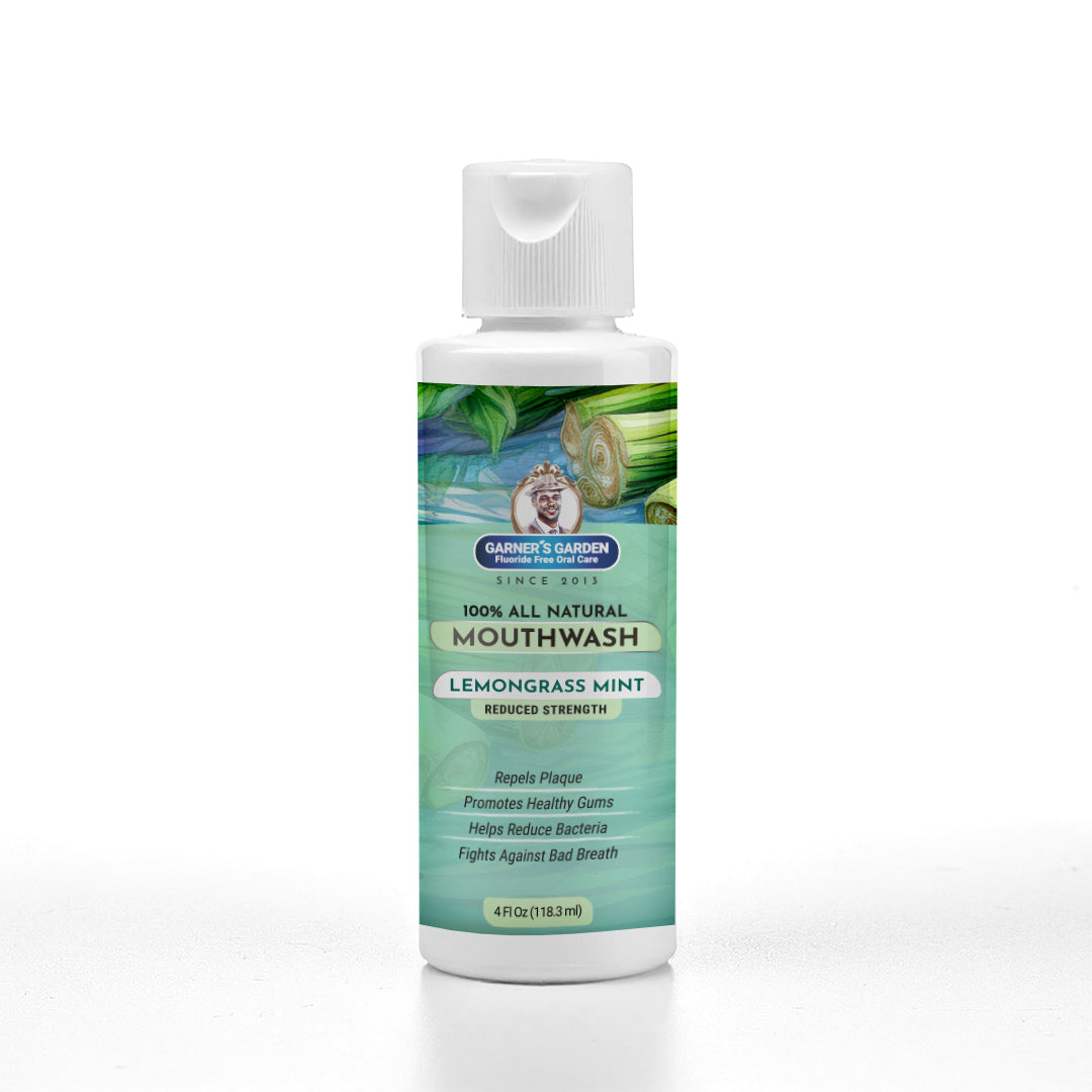Travel Sized - Natural Mouthwash | H2O2 | Fluoride Free from Garner's Garden