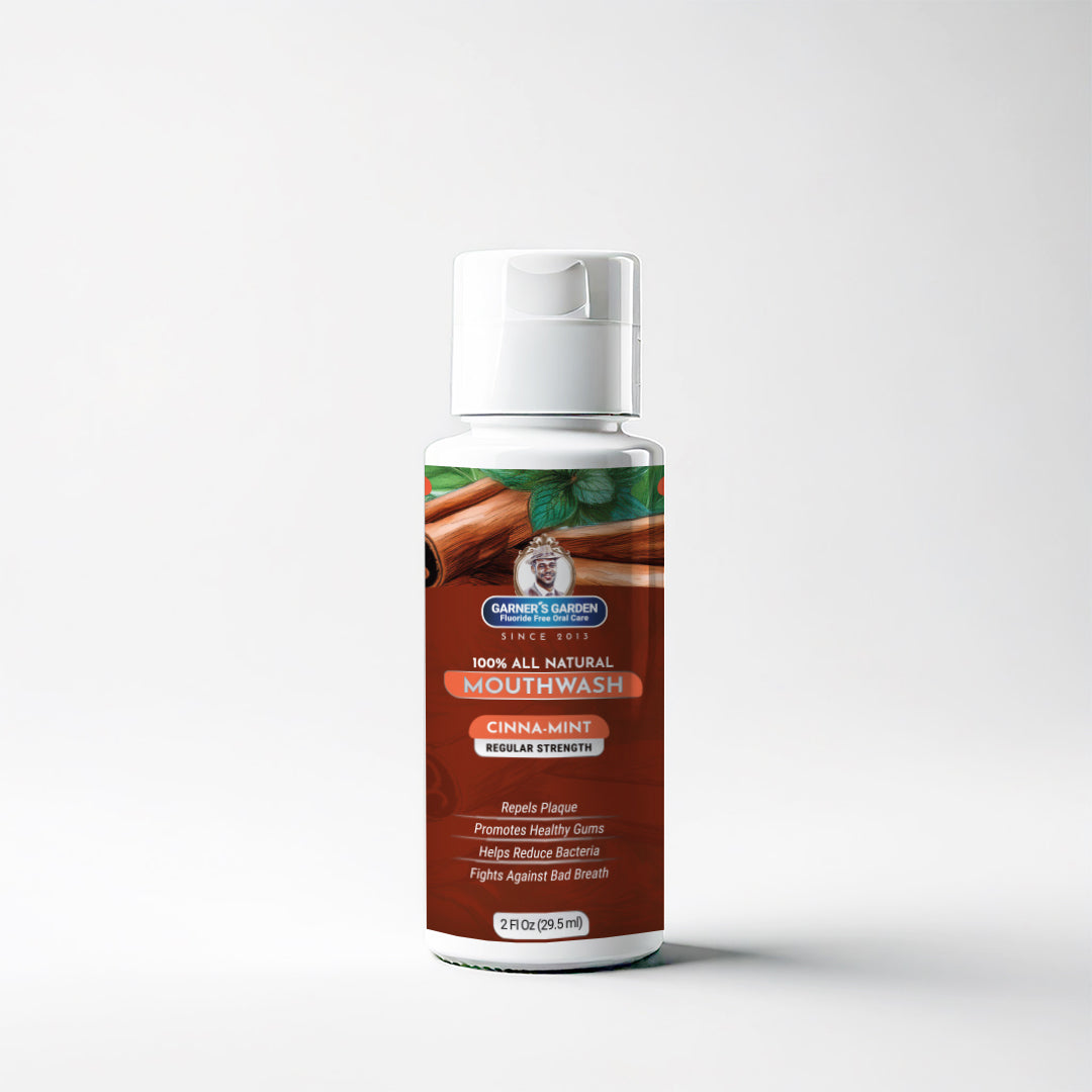 Travel Sized - Natural Mouthwash | H2O2 | Fluoride Free from Garner's Garden