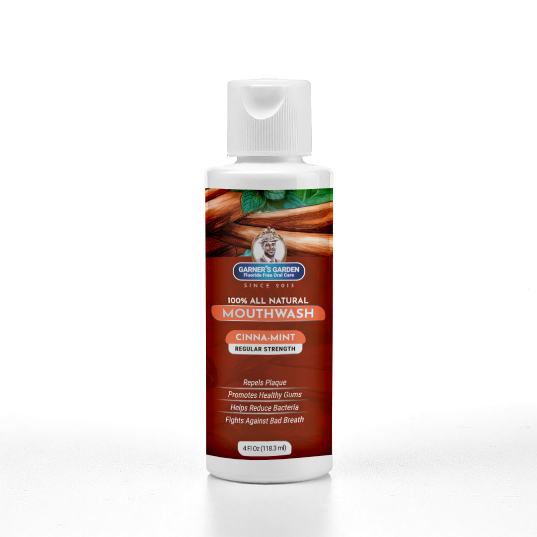 Travel Sized - Natural Mouthwash | H2O2 | Fluoride Free from Garner's Garden