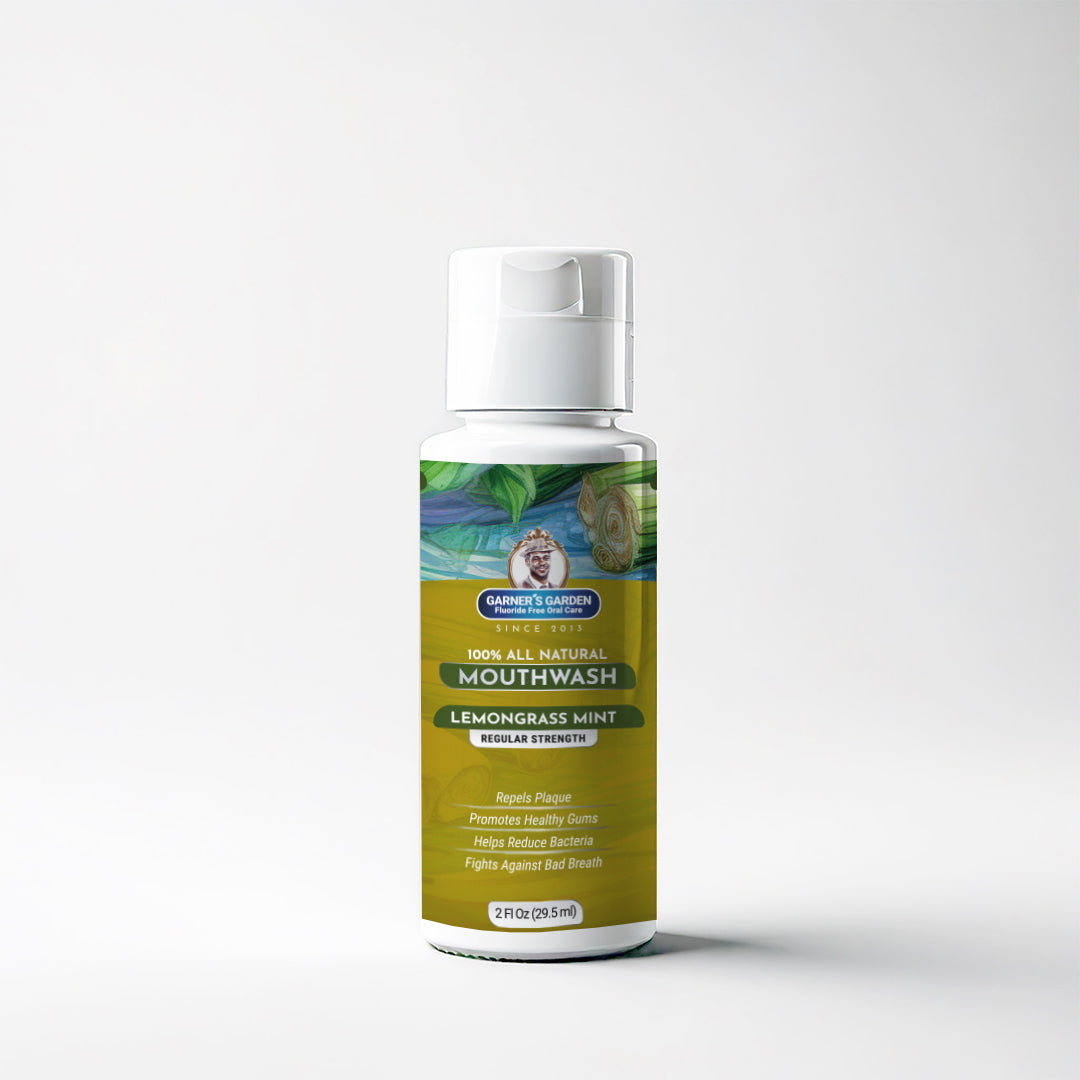 Travel Sized - Natural Mouthwash | H2O2 | Fluoride Free from Garner's Garden