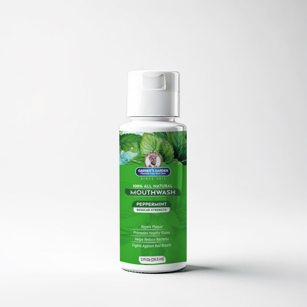 Travel Sized - Natural Mouthwash | H2O2 | Fluoride Free from Garner's Garden
